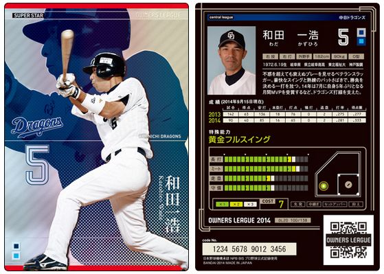中日の和田一浩がスーパースターで収録！プロ野球オーナーズリーグ第20